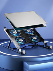 Buy Laptop Cooling Pad with 2/4 Fans Foldable Laptop Cooling Fan laptop stand