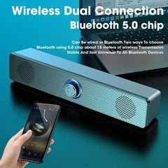 Buy Wired and Wireless Bluetooth Speaker USB Powered Sound bar speaker