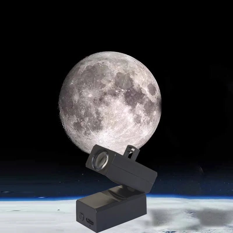 Buy Moon & Star Projection Lamp – Kids Bedroom Planet Projector Led lamp