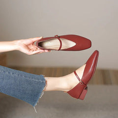 Buy Woman Fashion Lolita Casual Square Toe Low Shoes shoes