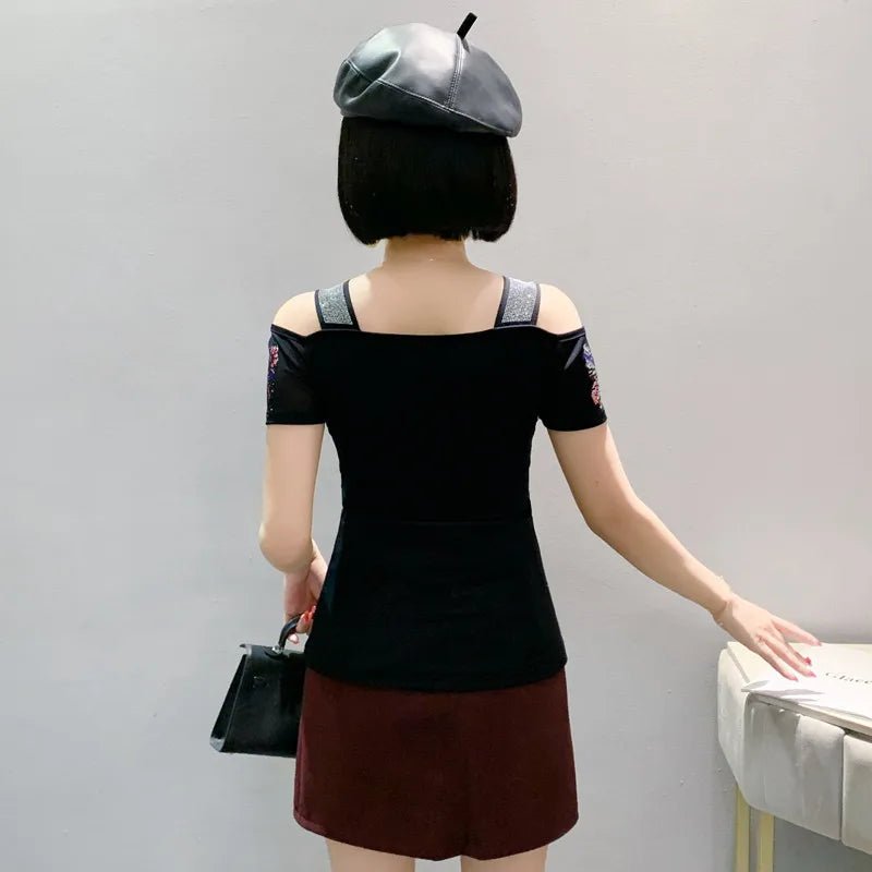 Buy Classic Summer T-Shirt Chic New Fashion Women's Sexy blouse Tops