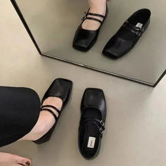 Buy New Square Toe Comfortable Casual Women's Shoes shoes