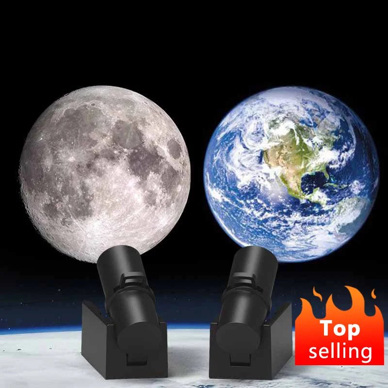 Buy Moon & Star Projection Lamp – Kids Bedroom Planet Projector Led lamp