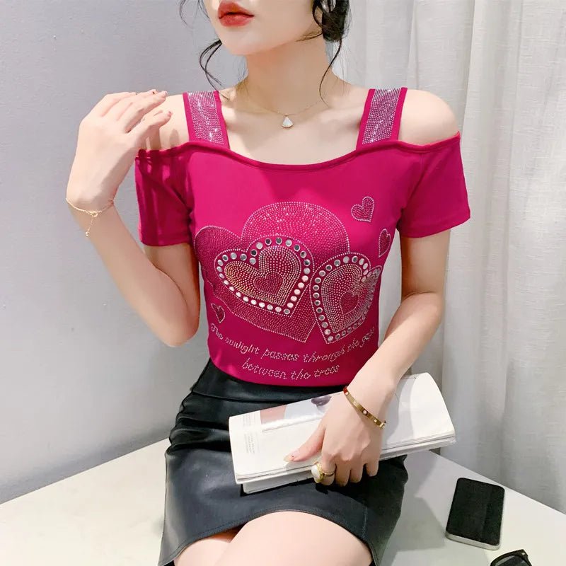 Buy Classic Summer T-Shirt Chic New Fashion Women's Sexy blouse Tops