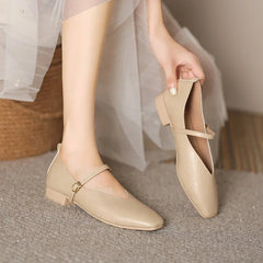 Buy Woman Fashion Lolita Casual Square Toe Low Shoes shoes