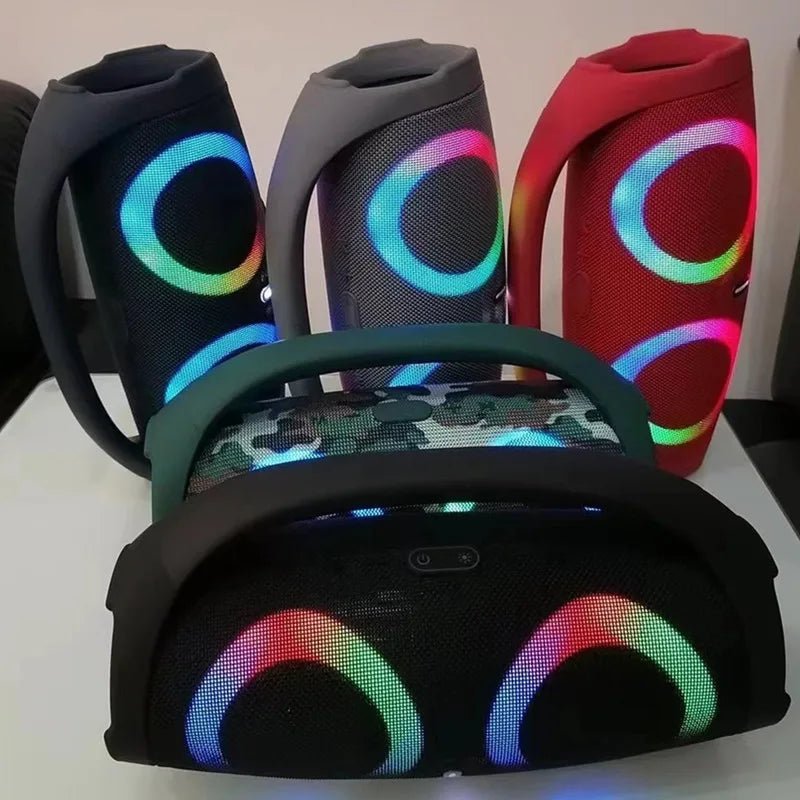 Buy portable High power Bluetooth speaker RGB colorful light wireless portable speaker