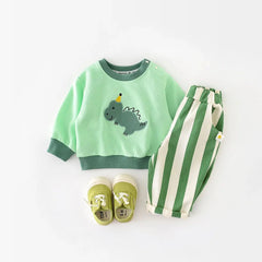Buy MILANCEL Spring New High Waist Cool Kids Baby Stripe Pants Korean Style Casual Children School Trousers Outwear Clothing baby pants