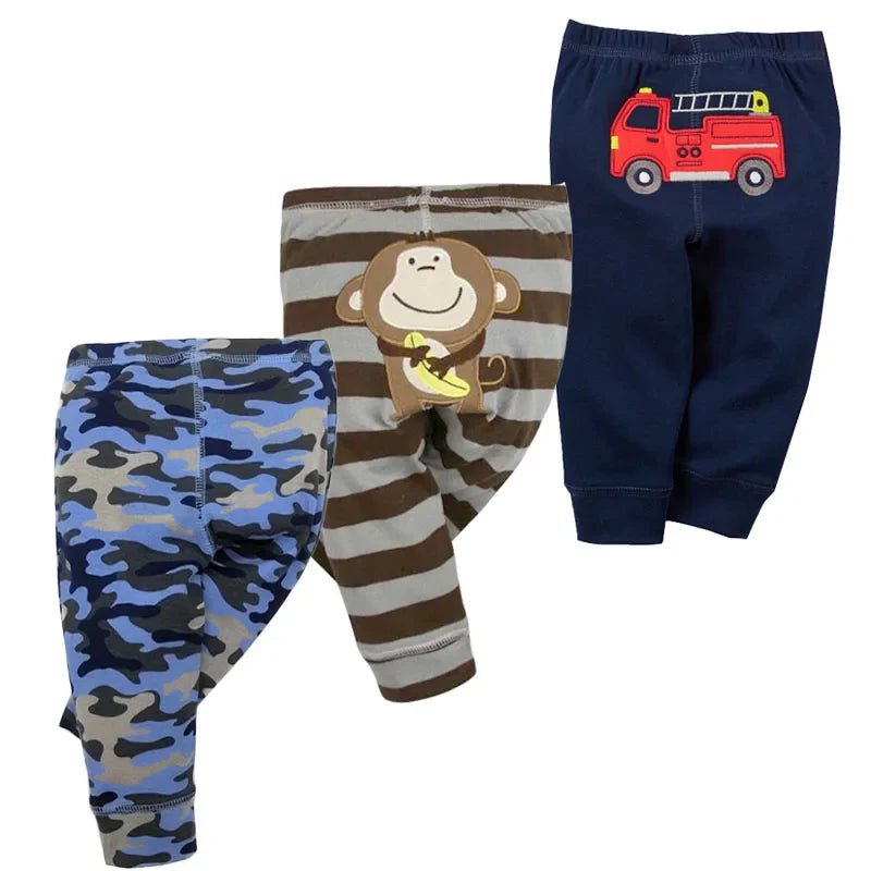 Buy 3Pieces Baby Boy PP Trousers Cartoon Soft Infant Pants baby pants