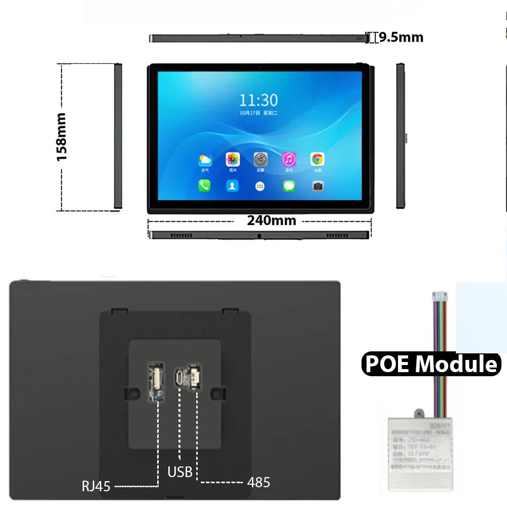 Buy Smart Home Control Panel 10" Home Assistant Panel Touch Android smart control panel home smart control