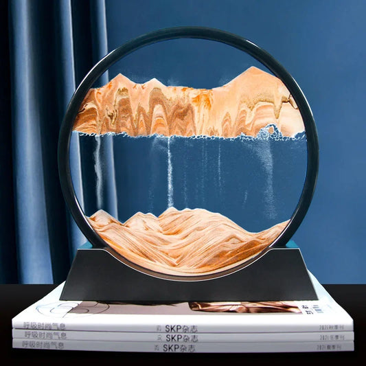 3D Moving Sand  Sand Painting Sandscape Motion Display Quicksand Painting Home Decor Gifts