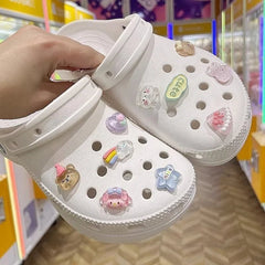 Buy Hot Sale Hole Shoes Garden Shoes Accessories Cute ABS Plastic Cartoon Decoration Accessories Perfect for Youngsters' Shoes baby shoes