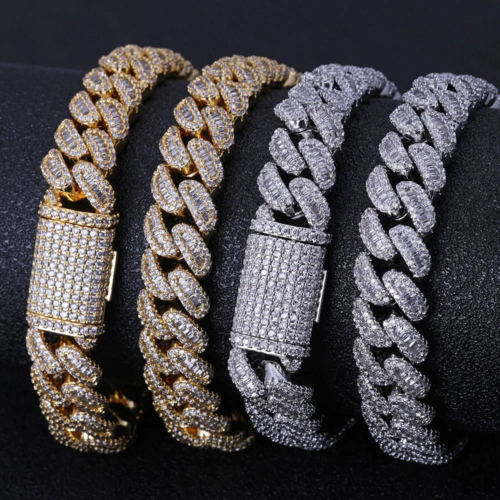 Buy 12MM Cuban Link Chain Bracelet for Men Women Braclet