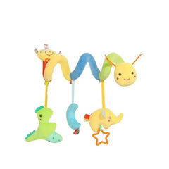 Buy Baby Crib Hanging Rattles Toys Car Seat Toy Soft Mobiles Stroller Crib Spiral Toy Pram Hanging Dolls for Babies Newborn Gifts baby toys