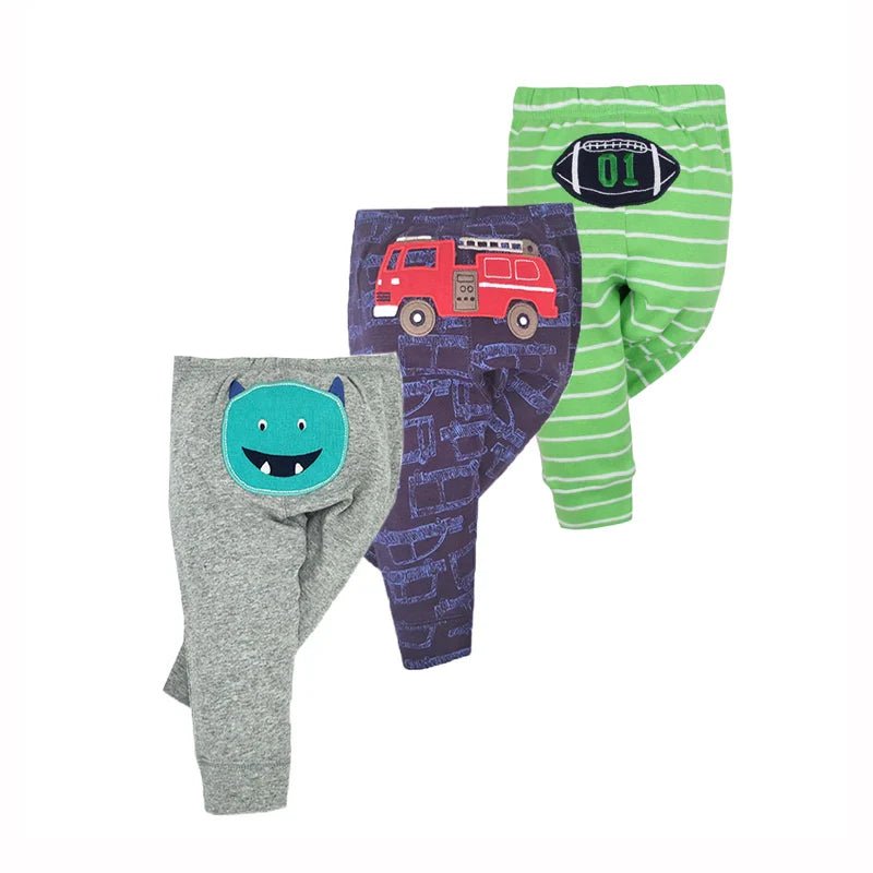 Buy 3Pieces Baby Boy PP Trousers Cartoon Soft Infant Pants baby pants