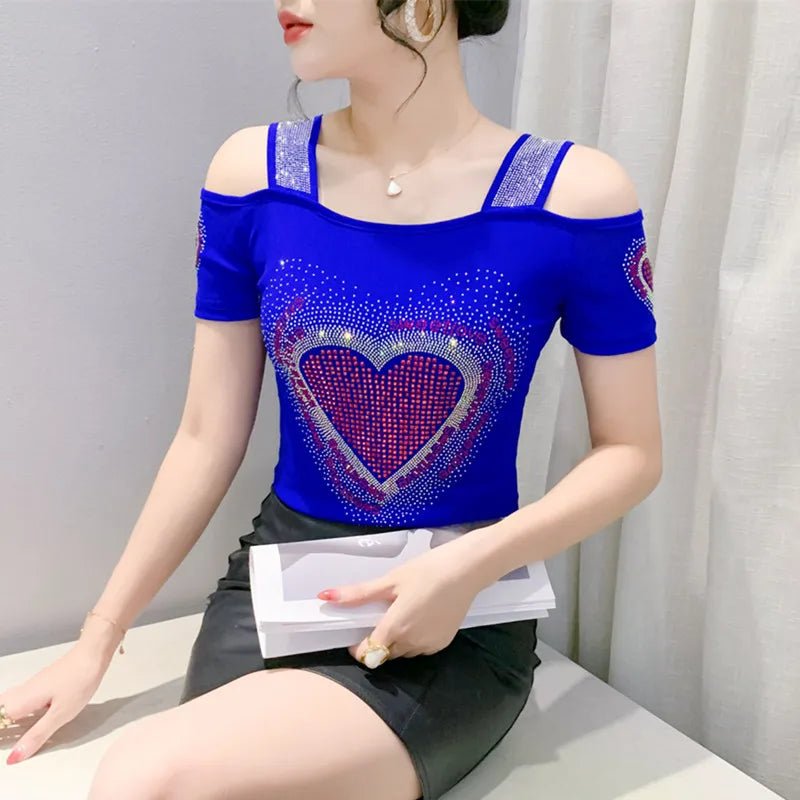 Buy Classic Summer T-Shirt Chic New Fashion Women's Sexy blouse Tops