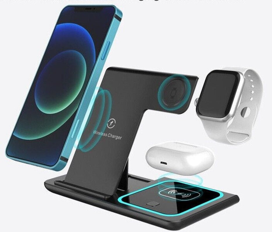 Super Fast Induction Charging Dock – Black Wireless Charger