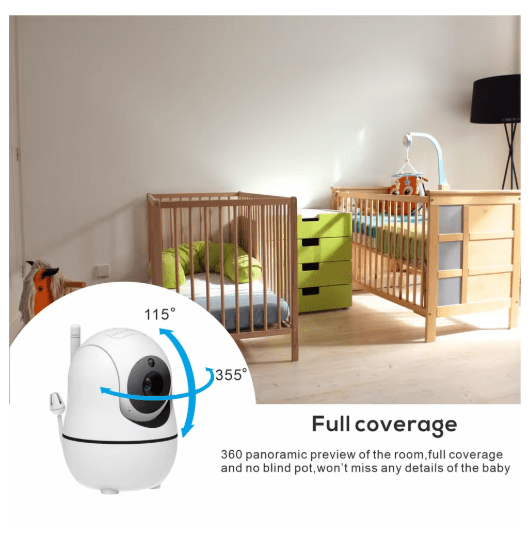 Buy 5" Video Baby Monitor with 2 Cameras & Night Vision Video Baby Monitor
