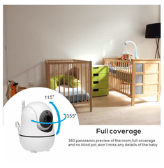 Buy 5" Video Baby Monitor with 2 Cameras & Night Vision Video Baby Monitor