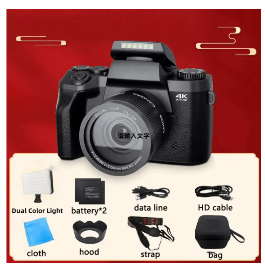 Buy 64MP DSLR Camera 4K 60FPS Vlog Camcorder with 16X Zoom camera