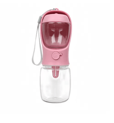 Buy Portable Dog & Cat Water Bottle with Food Storage | Travel Feeder pet accessories