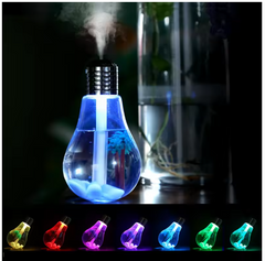 400ML Light Bulb Humidifier For Home Use Silent Small Bedroom Office Desk Home Moisturizing Cool Mist USB Humidifier