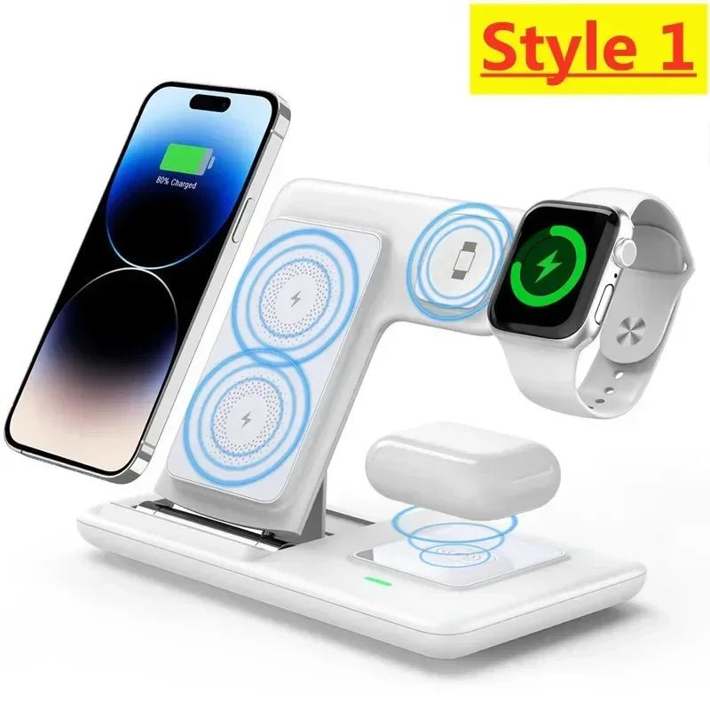 fast charging station iPhone with Apple Watch charger stand