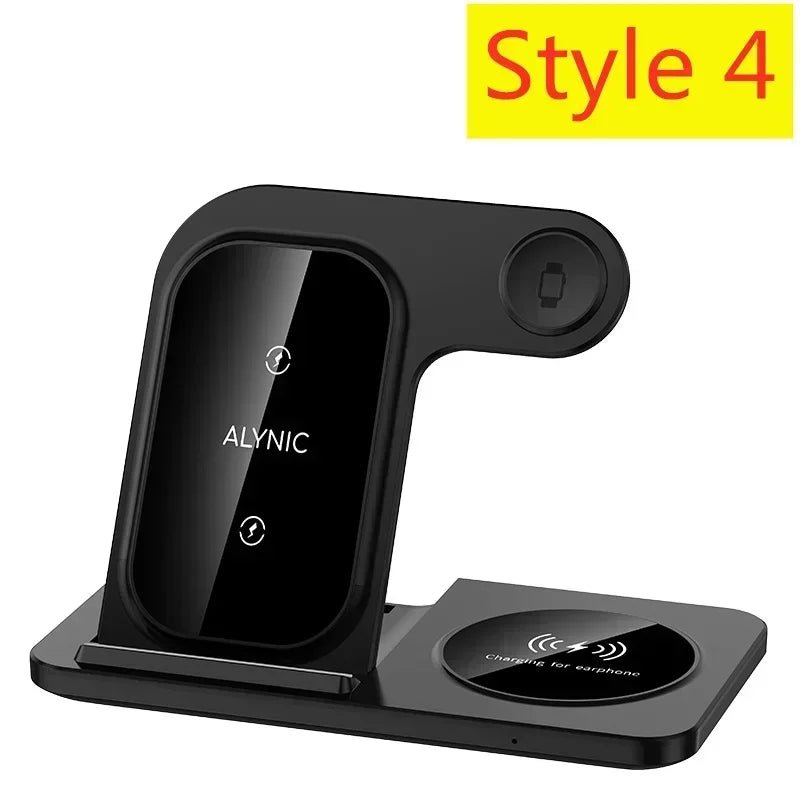 fast charging station iPhone with Apple Watch charger stand Black