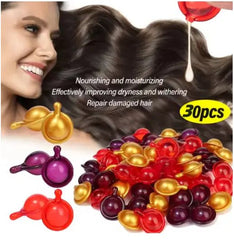 Buy Hair Vitamin Capsules with Keratin for Smooth, Shiny Hair Hair care